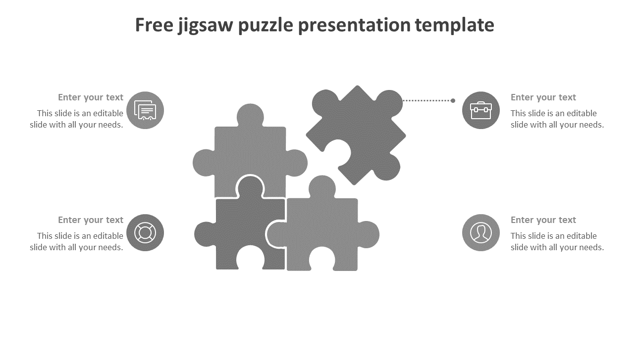 Free - Amazing Free Jigsaw Puzzle Presentation Template Model